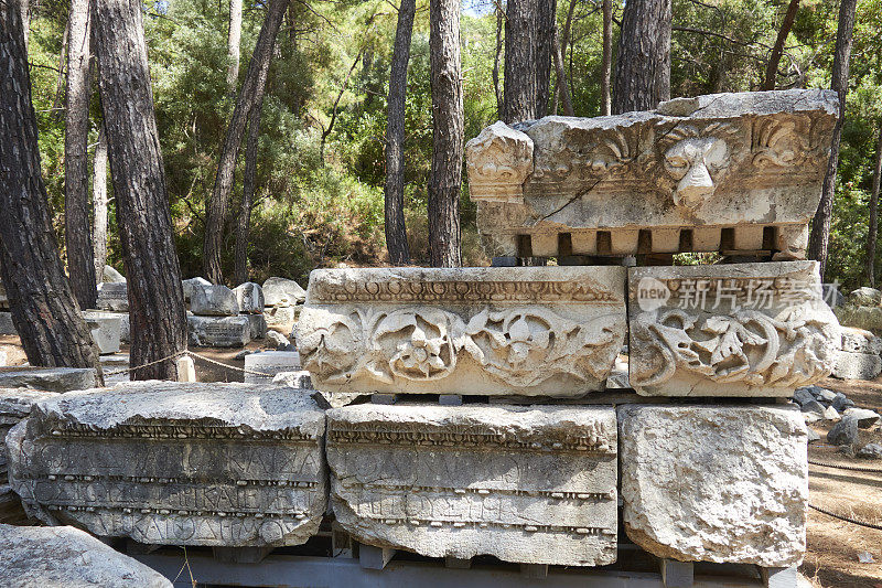 土耳其安塔利亚，Kemer, Phaselis Antic城遗址